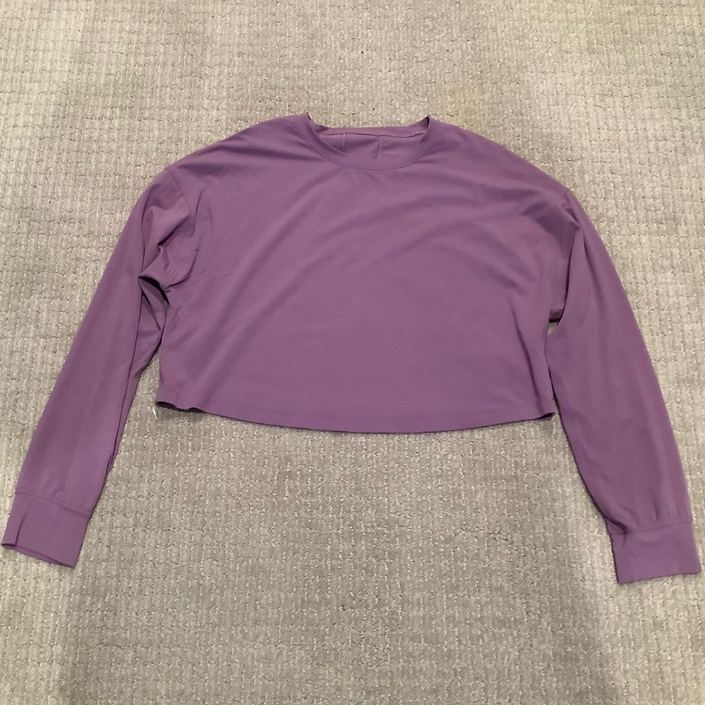 lululemon athletica Purple Long Sleeve Tee